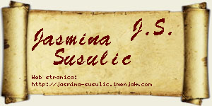 Jasmina Šušulić vizit kartica